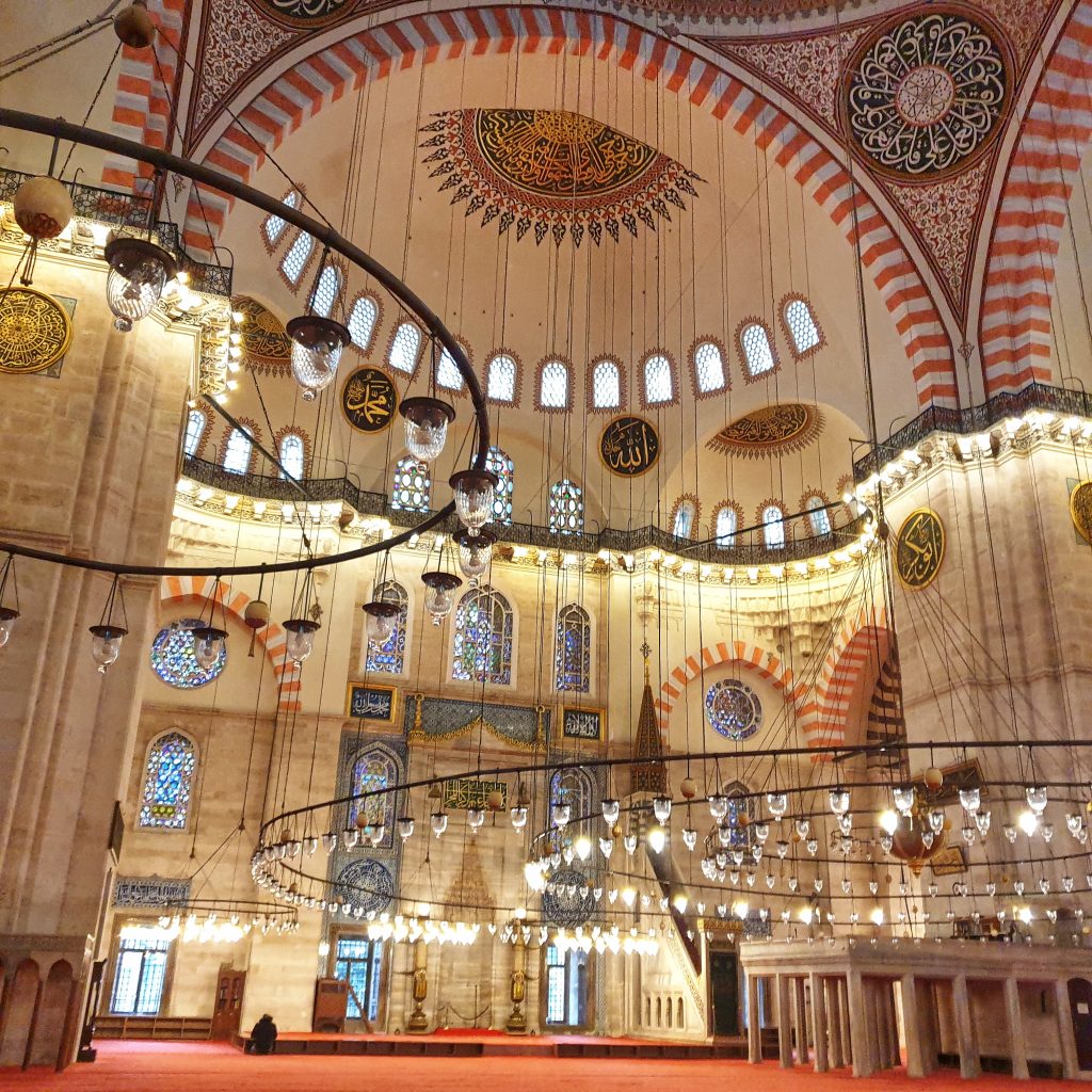 Interior mezquita Suleimán